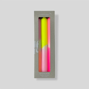 Dip Dye Stabkerzen-Set "Summer Breeze"  Pink Stories