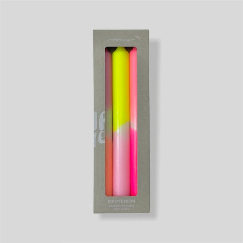 Dip Dye Stabkerzen-Set "Summer Breeze"  Pink Stories