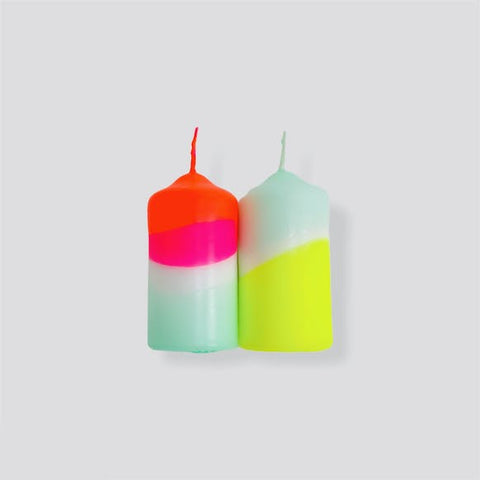 Dip Dye Stumpenkerzen / Pink Stories