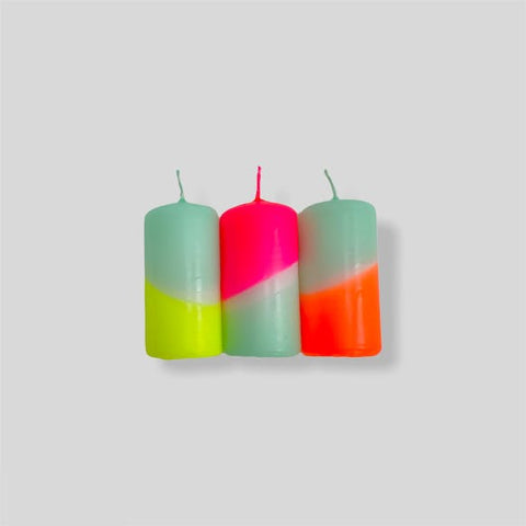 Dip Dye Stumpenkerzen / Pink Stories