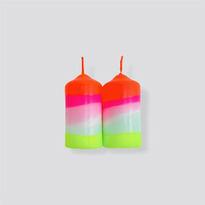 Dip Dye Stumpenkerzen / Pink Stories