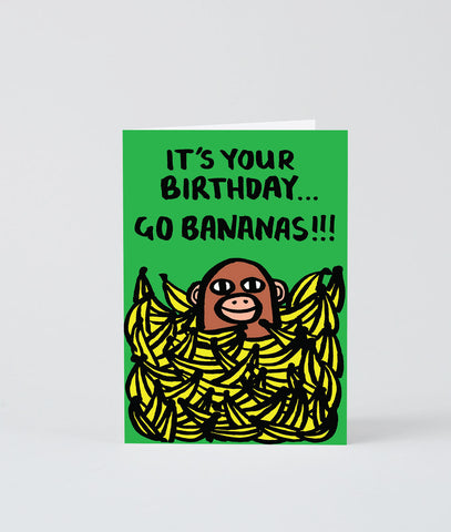 Glückwunschkarte "Birthday Bananas" / Wrap