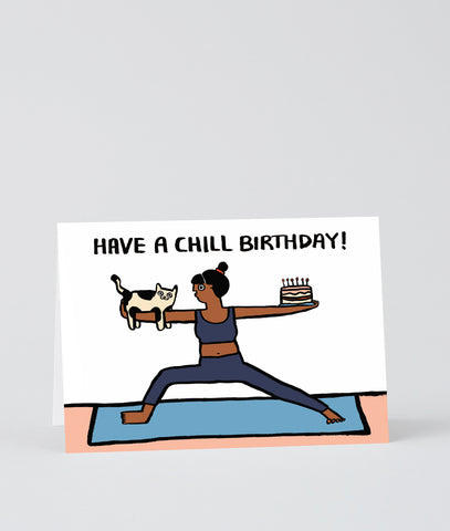 Glückwunschkarte "Have a Chill Birthday" / Wrap