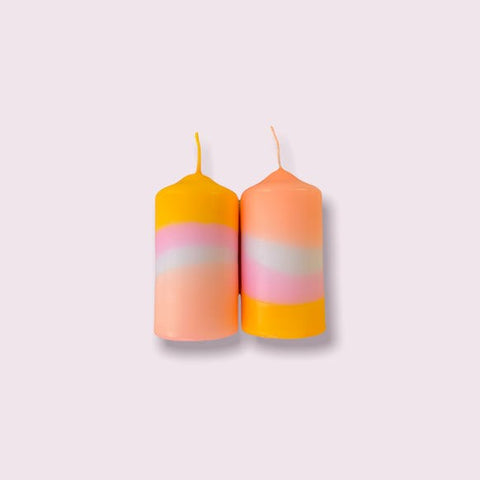 Dip Dye Stumpenkerzen / Pink Stories