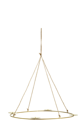 Hängender Kerzenhalter aus Messing / Madam Stoltz