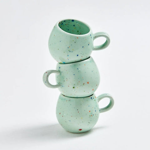 1 Stück 500ml Kreative Keramiktasse, 3d-mülleimer-förmige Tasse