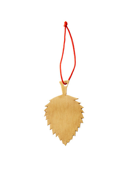 Anhänger "Brass Leaf Ornament" C / Fog Linen Work