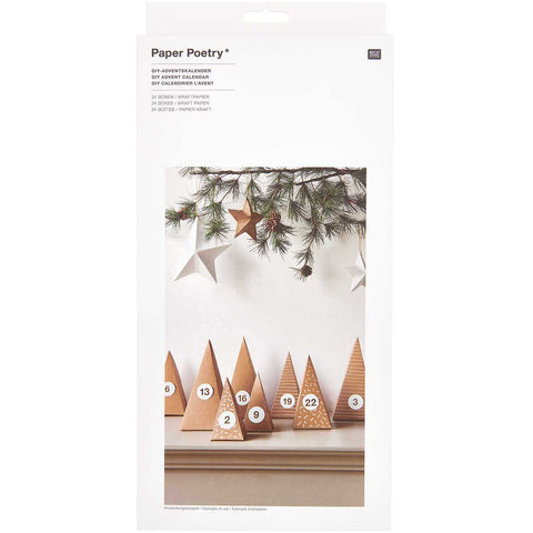 Adventskalender Kraftpapier /  Rico Design