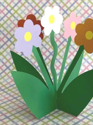 Klappkarte “3D Daisy Mix“ / Kitty Kenda