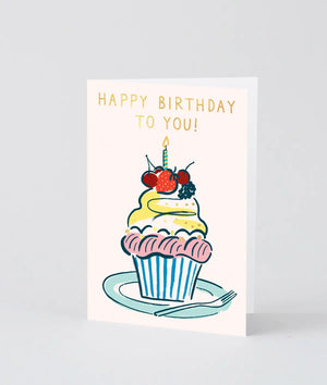 Karte Happy Birthday to you Cupcake / Wrap