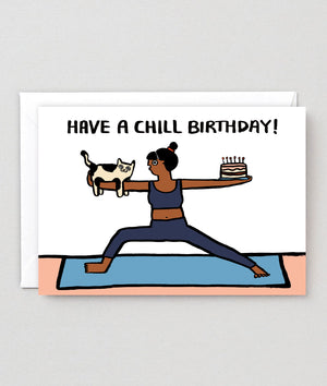 Glückwunschkarte "Have a Chill Birthday" / Wrap