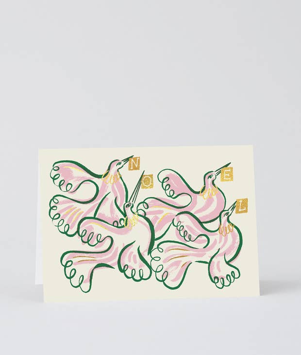 Weihnachtskarte "Noel Doves" / Wrap