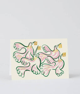 Weihnachtskarte "Noel Doves" / Wrap