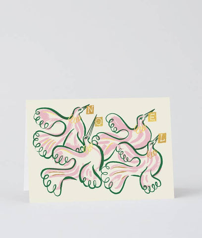 Weihnachtskarte "Noel Doves" / Wrap
