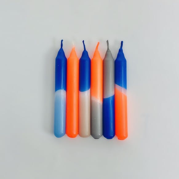 Dip-Dye Kerzen-Set "Konfetti Babies/ Pink Stories