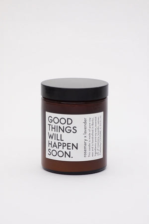 Duftkerze "Good Things Will Happen Soon" Rosemary x Lavender / Coudre Berlin