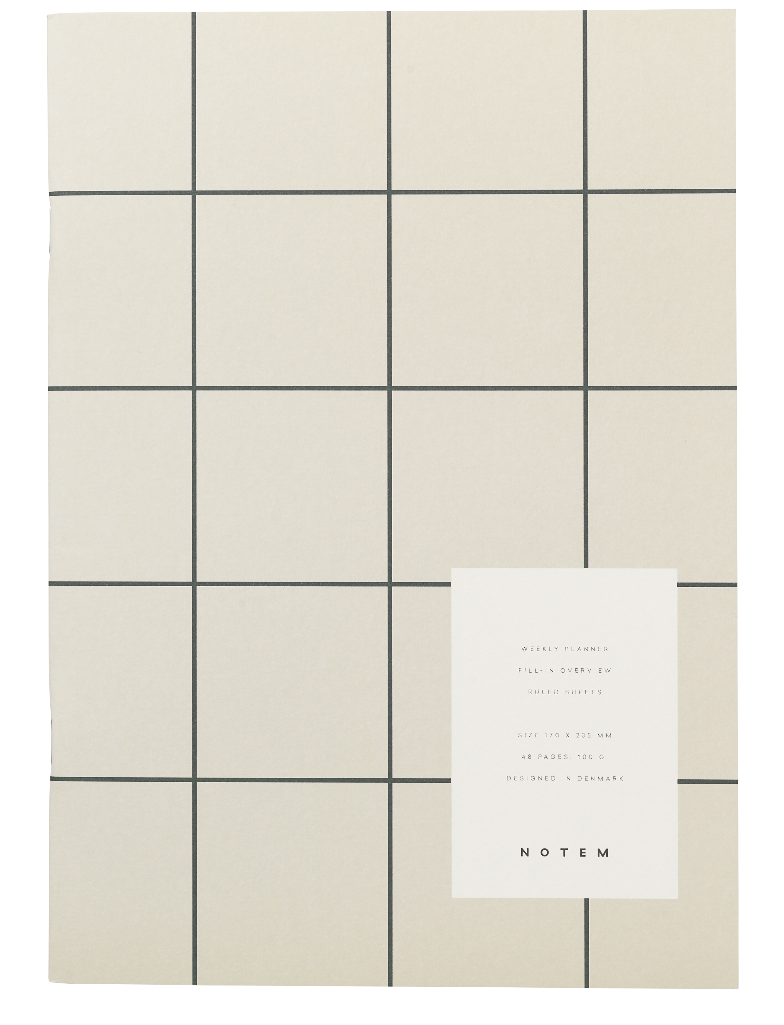 Wochenplaner "Milo Light Gray" / Notem