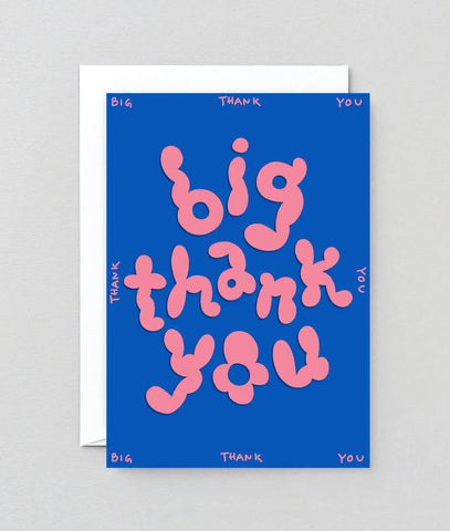 Grußkarte "Big Thank You" / Wrap