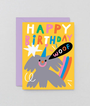 Karte Birthday Woof / Wrap