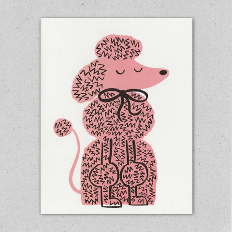Karte „Pink Poodle“ / Lisa Jones Studio