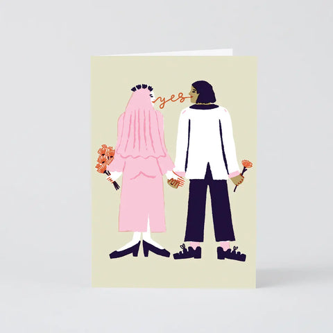 Hochzeitskarte “Say Yes“ / Wrap