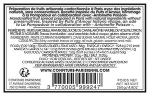 Marmelade "Puits d'Amour X À Paris chez Antoinette Poisson" / Confiture Parisienne