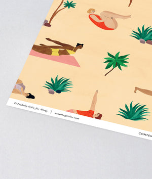 Geschenkpapier " Yoga" / Wrap