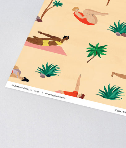 Geschenkpapier " Yoga" / Wrap