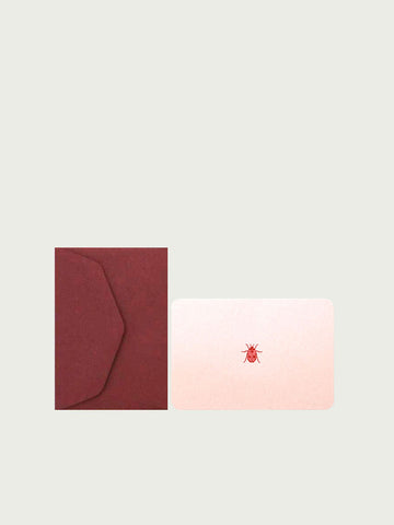 Mini-Karte "Marienkäfer"/ Le Typographe