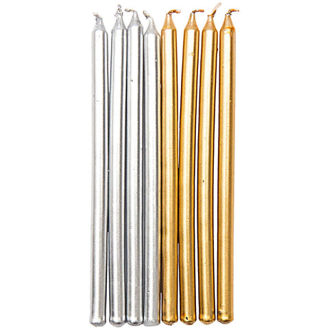 Geburtstagskerzen "Gold" 16 Stück / Rico Design