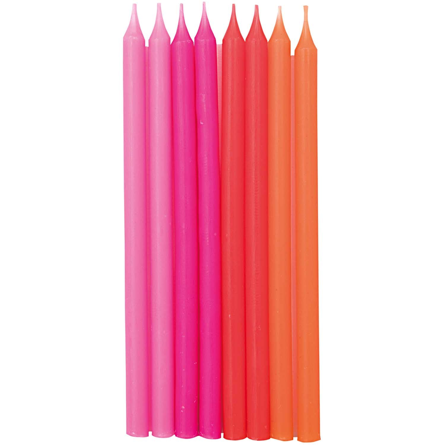 Geburtstagskerzen "Neon" 16 Stück / Rico Design