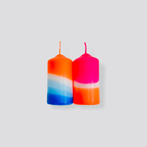 Dip Dye Stumpenkerzen / Pink Stories
