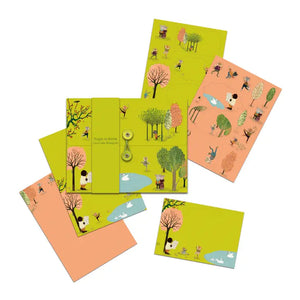 Briefpapier-Set für Kinder "Yoga in the Park" Roger La Borde