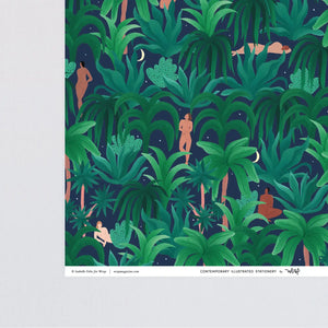Geschenkpapier "Night Jungle" / Wrap
