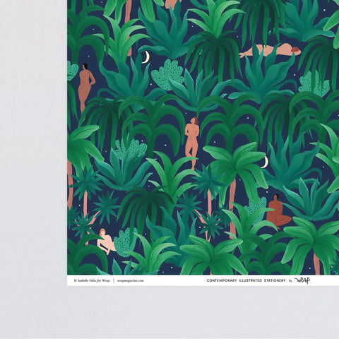 Geschenkpapier "Night Jungle" / Wrap
