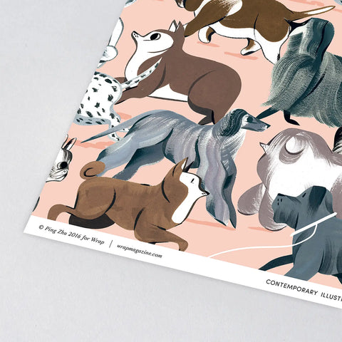 Geschenkpapier „Dogs“ / Wrap