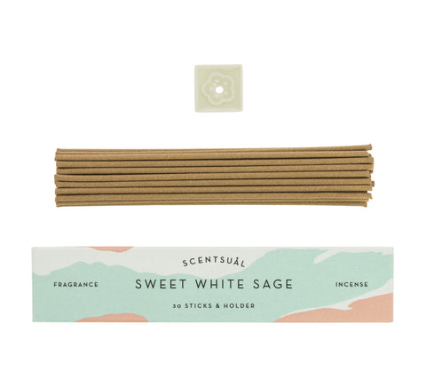 Japanische Räucherstäbchen "Sweet White Sage" / Scentsual
