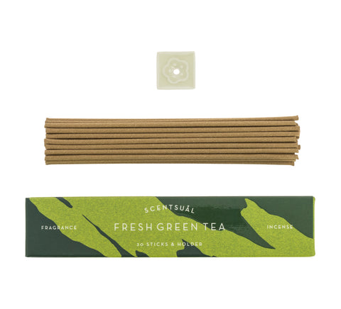 Japanische Räucherstäbchen "Fresh Green Tea" / Scentsual