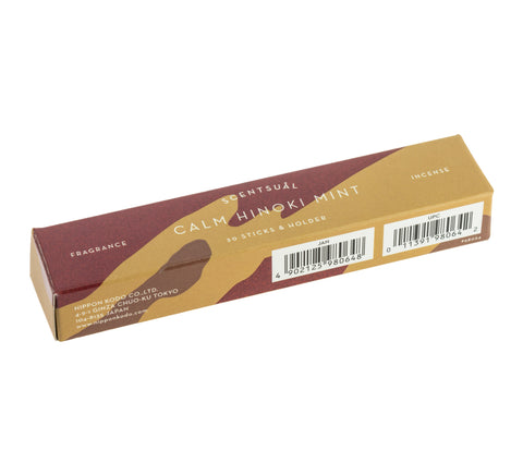 Japanische Räucherstäbchen "Calm Hinoko Mint" / Scentsual
