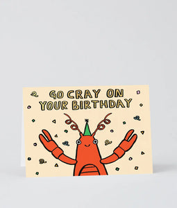 Karte Go Cray On Your Birthday / Wrap