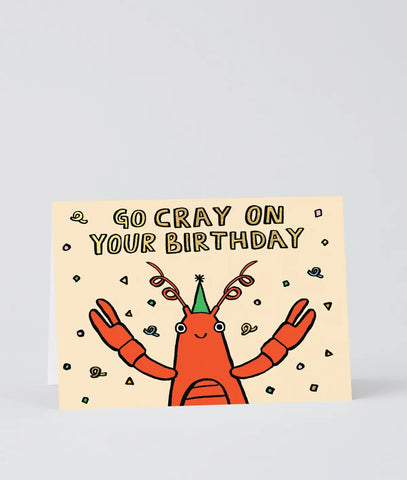 Karte Go Cray On Your Birthday / Wrap