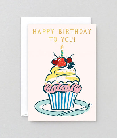 Karte Happy Birthday to you Cupcake / Wrap