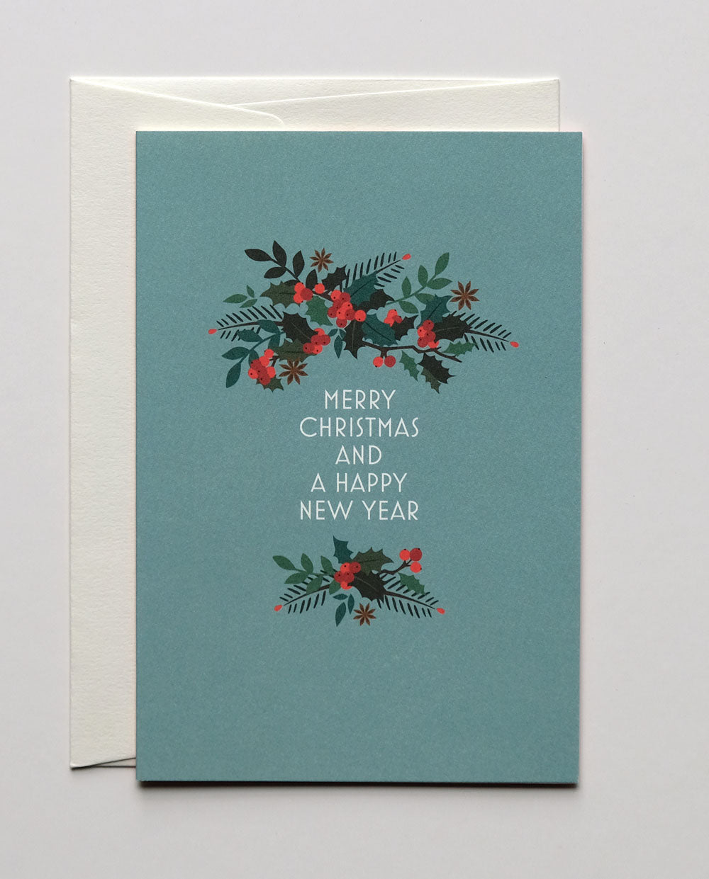 Weihnachtskarte "Twig With Berries" / Haferkorn & Sauerbrey