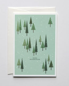 Weihnachtskarte "Wald" / Haferkorn & Sauerbrey