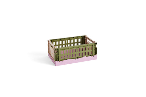 Faltkiste "Colour Crate Mix" S / Hay
