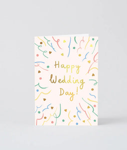 Karte Happy Wedding Day / Wrap
