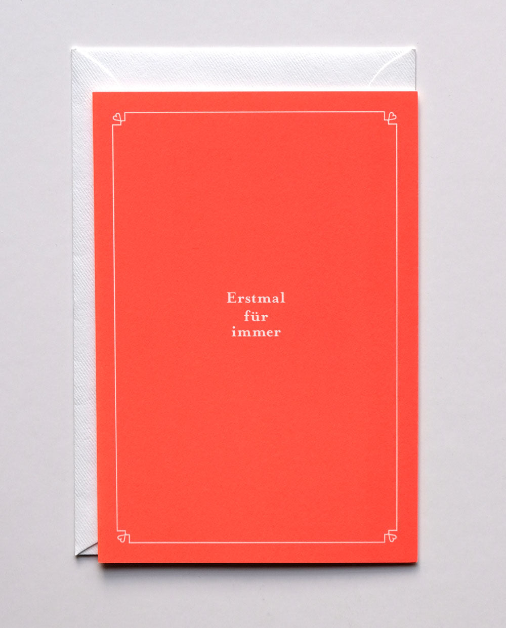 Hochzeitskarte "Erstmal Für Immer" / Haferkorn & Sauerbrey