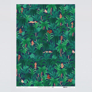 Geschenkpapier "Night Jungle" / Wrap