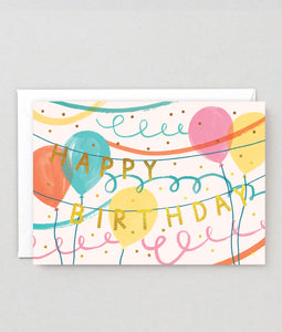 Karte Happy Birthday Banner / Wrap