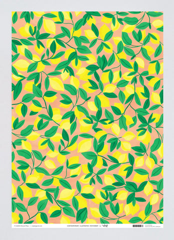 Geschenkpapier "Lemons" / Wrap